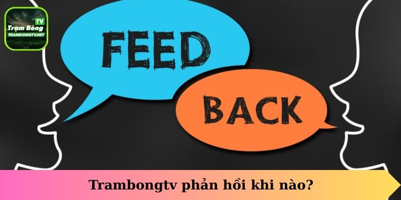 Trambongtv phản hồi khi nào? 
