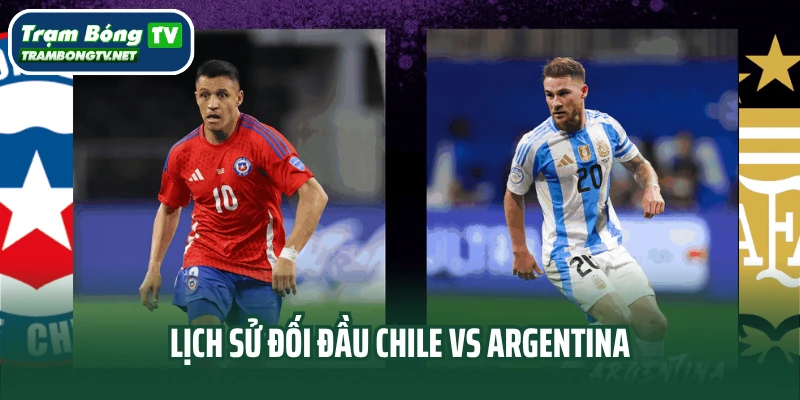 Lịch sử đối đầu Chile vs Argentina