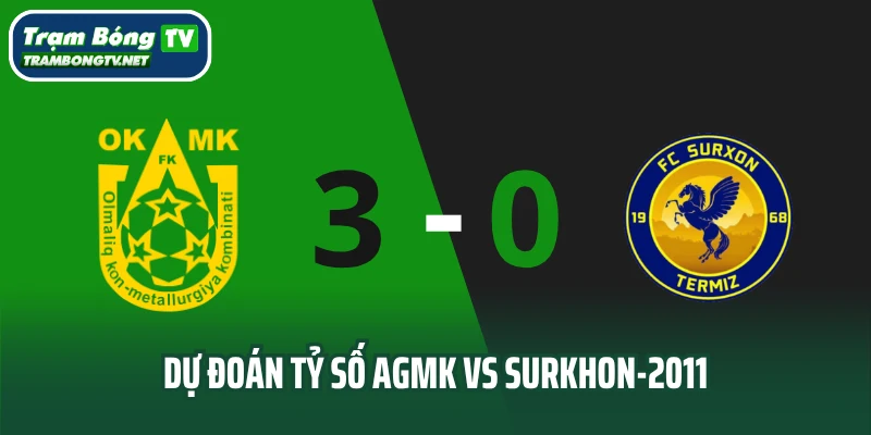 Dự đoán tỷ số AGMK vs Surkhon-2011