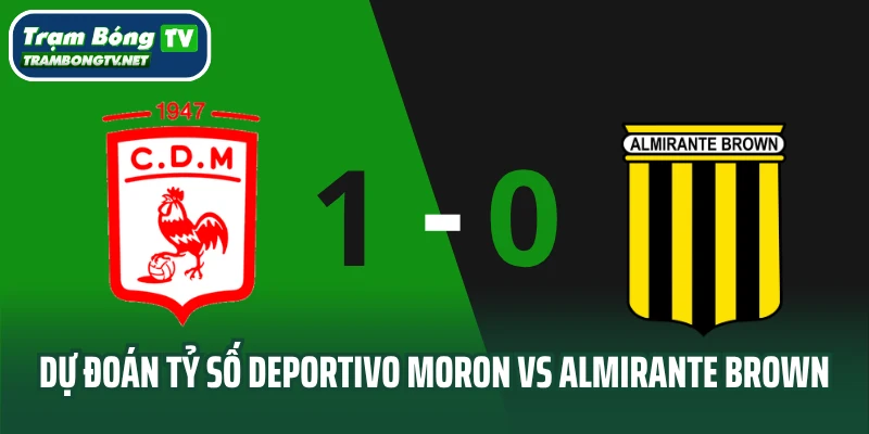 Dự đoán tỷ số Deportivo Moron vs Almirante Brown