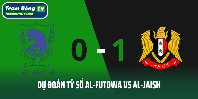 Dự đoán tỷ số trận đấu Al-Futowa vs Al-Jaish