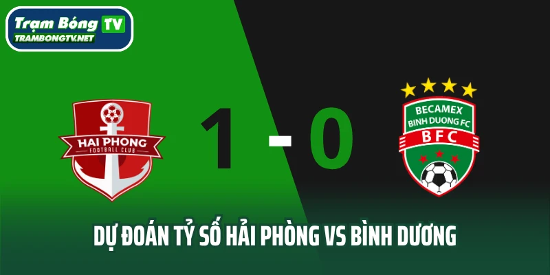 Dự đoán tỷ số Hải Phòng vs Bình Dương